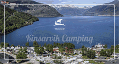 Desktop Screenshot of kinsarvikcamping.no